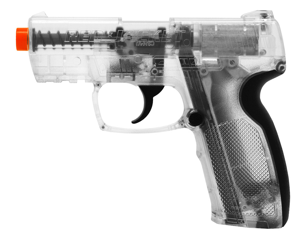 Red JACKET Airsoft Battle Pistol - Clear