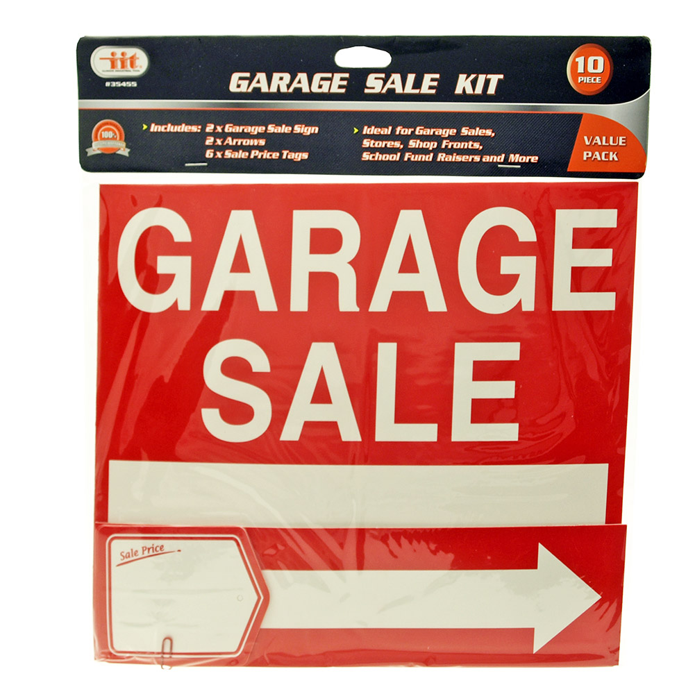 10-pc. Garage Sale SIGN Kit