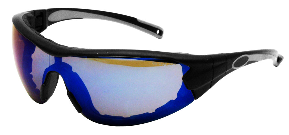 Swap Safety Glasses / GOGGLES - Blue Mirrored Lens