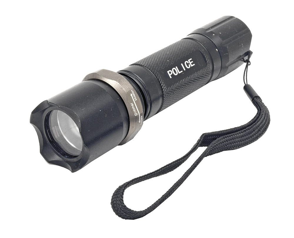Full Metal LED Tactical Police Flashlight