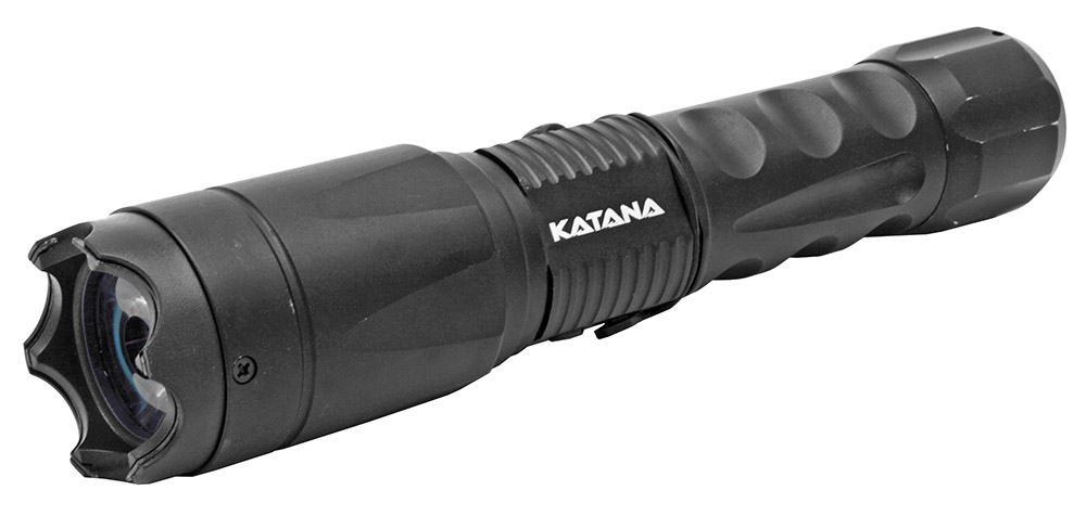 Katana High Voltage Concealed Stun GUN w/ 400 Lumen Tactical Flashlight
