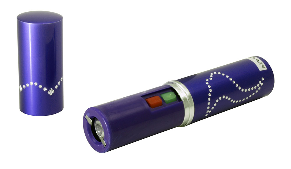 350KV Lipstick Stun Gun Purple