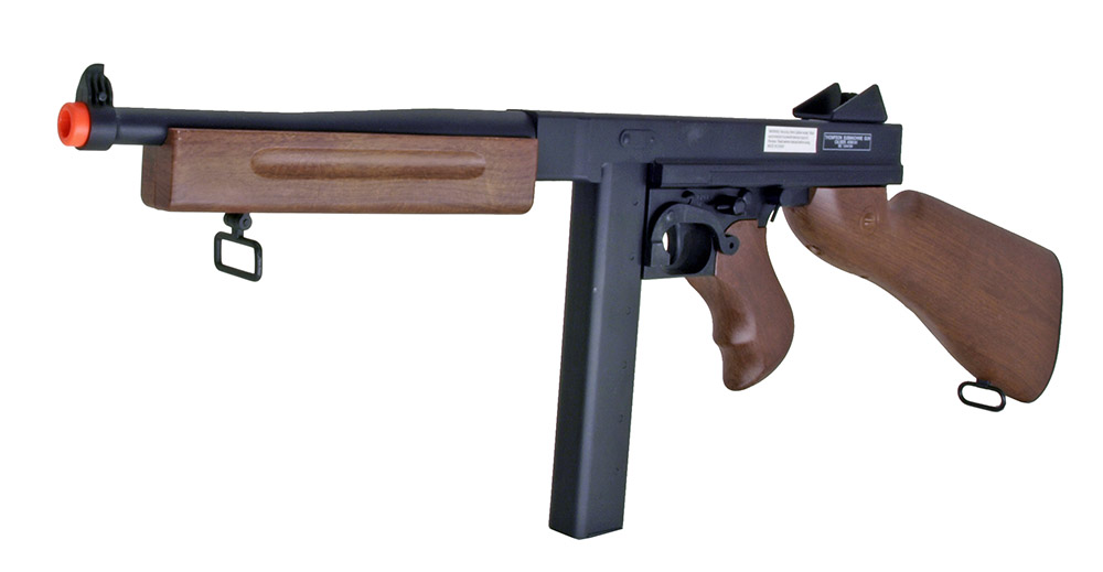 New Thompson M1A1 Electric Airsoft Rifle Straight Magazine Aeg Gun