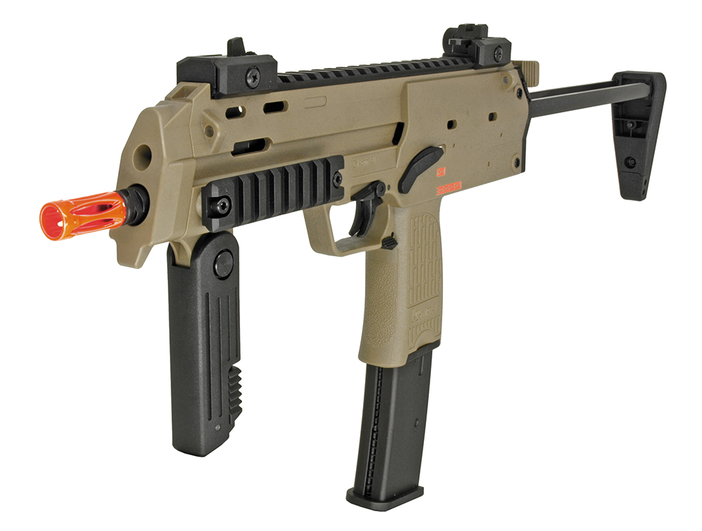 H&K MP7 A1 Airsoft Green Gas Blowback SMG Rifle Tan