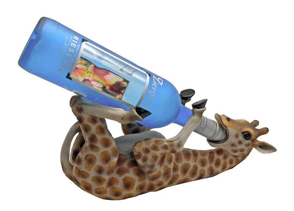 Tall Drink Giraffe Wine Holder