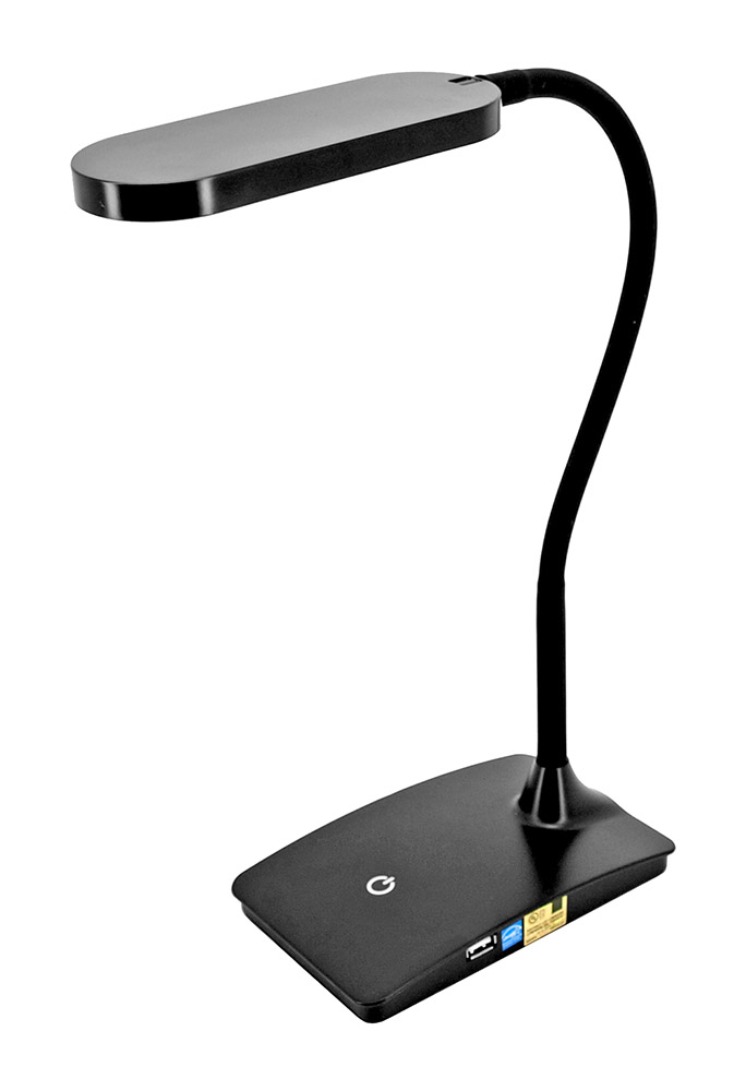 IVY LED USB Desk LAMP - Black