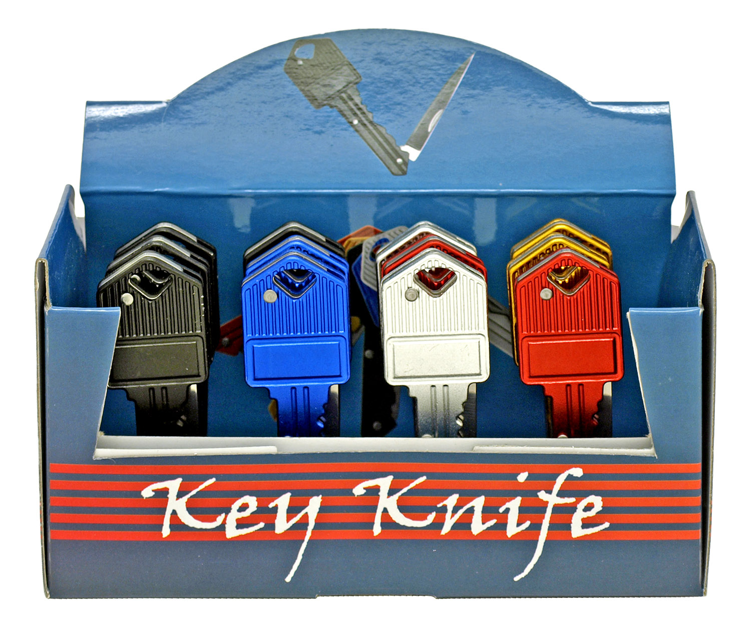 12 - pc. Key Style POCKET KNIFE Display Set