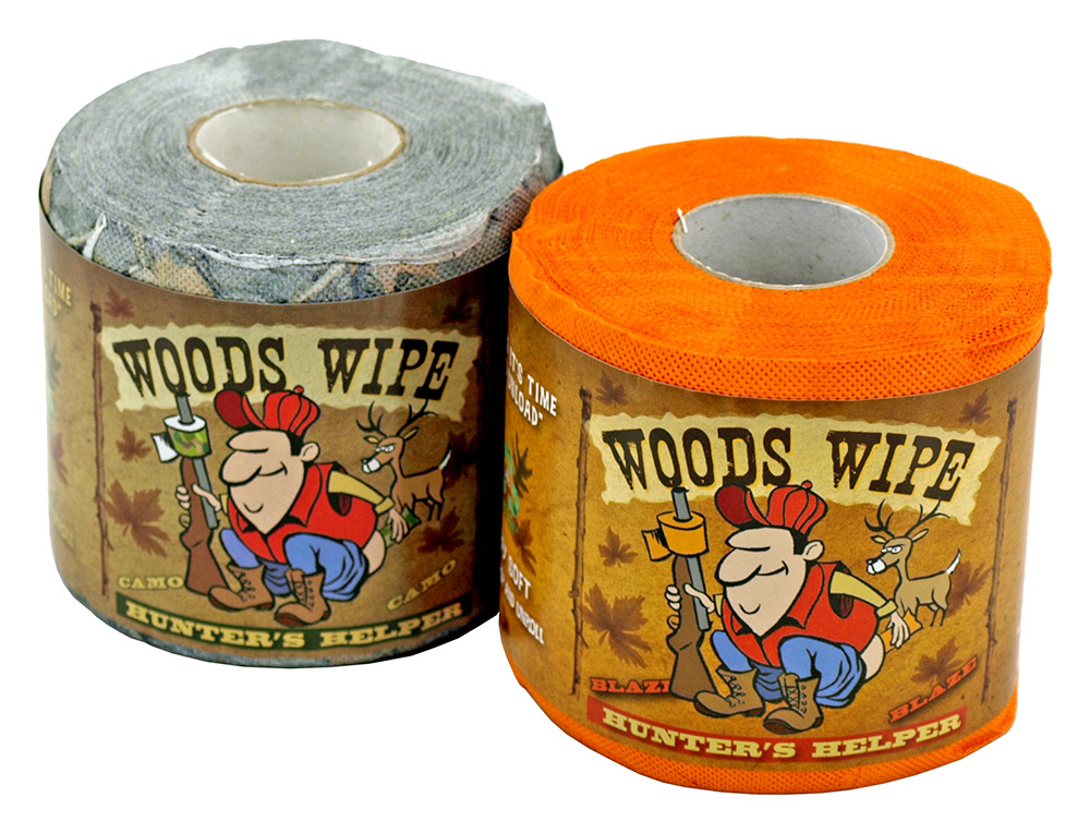 2 pk. Biodegradable Toilet Paper Orange and Camo