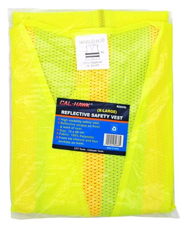 Heavy Duty Reflective Safety Vest - X-Large