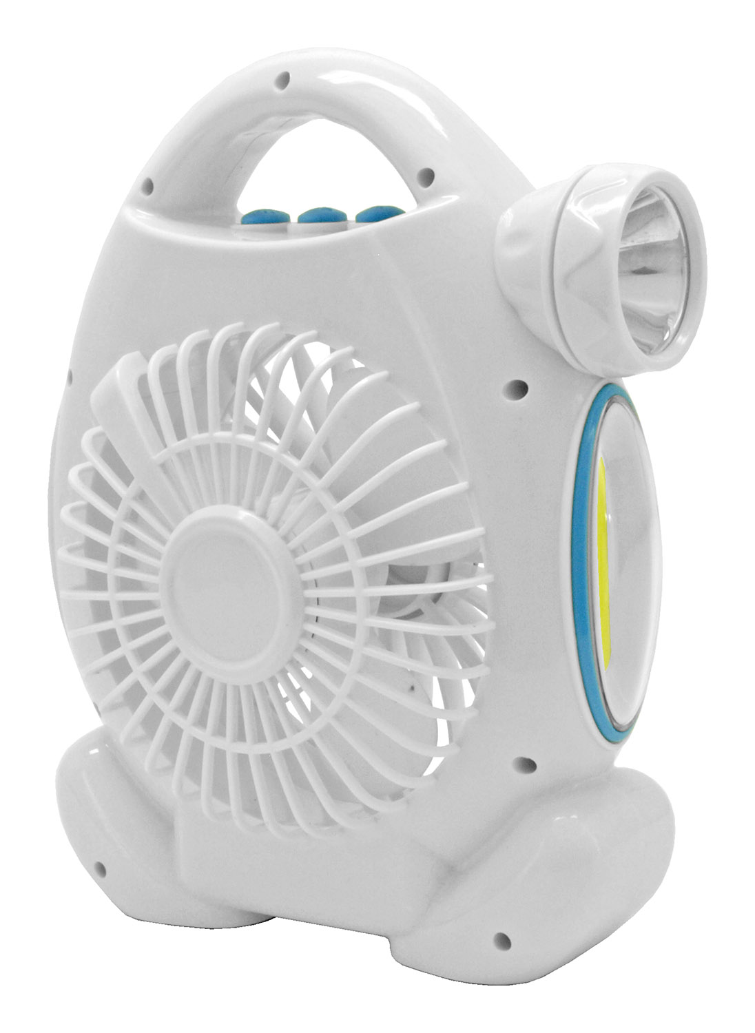 Multifunctional Fan, Lights, and USB Charger Assorted Colors