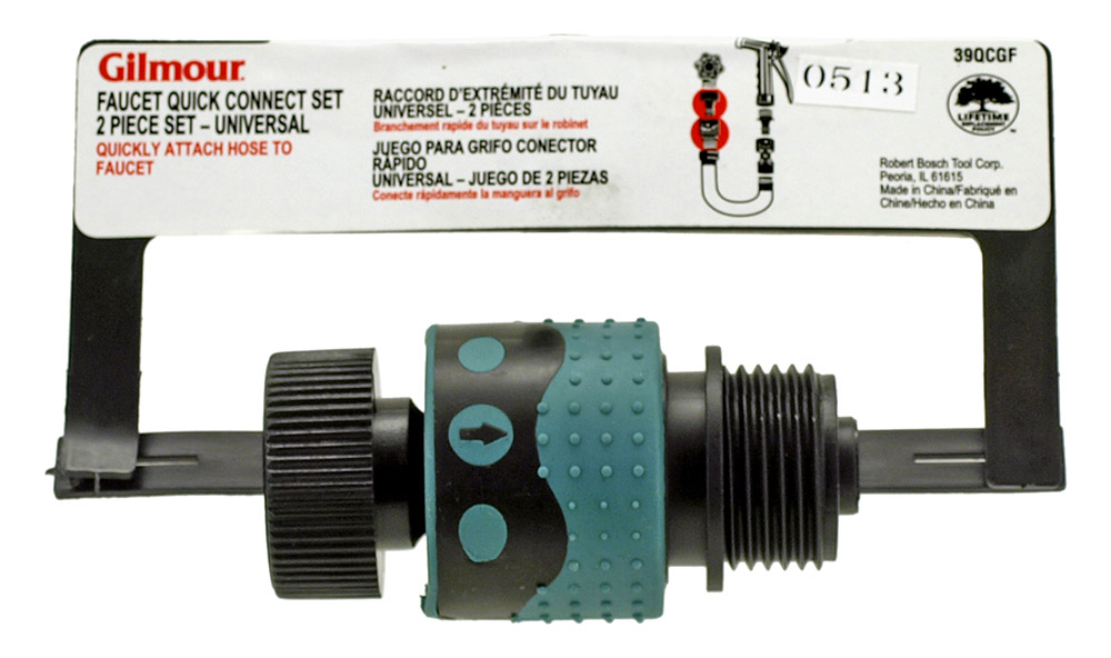 Gilmour Faucet Quick Connect Set 2 Piece Set Universal