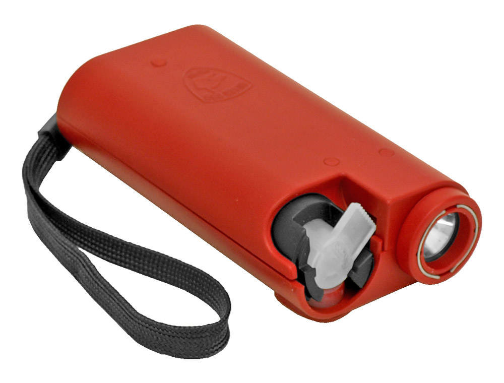 Olympian Stun Gun, Pepper Spray, and Flashlight Red