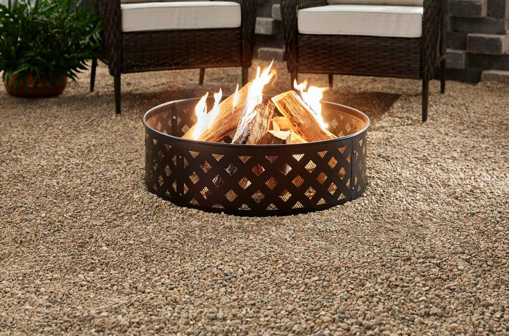 Garden Treasures 30" Lattice Fire Ring