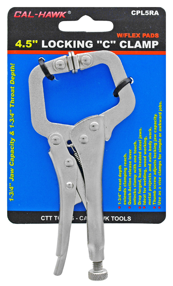 41/2" Locking CClamp with Flexible Pad