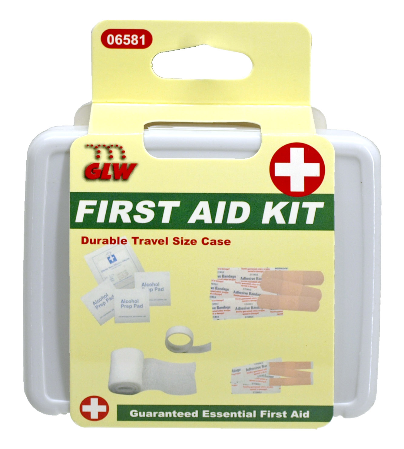 travel size toiletries first aid kit