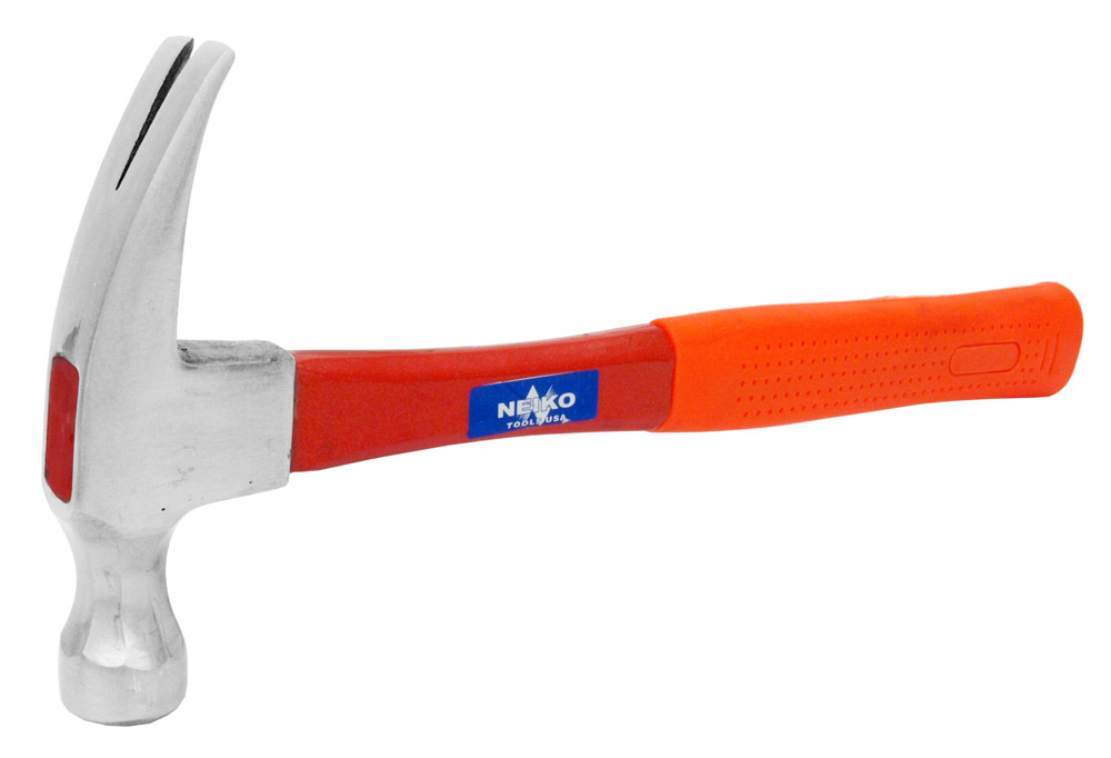 K-T Industries 24-Ounce TPR Handle Rip Hammer - Hot Drop Forged Framing Hammer - View #11