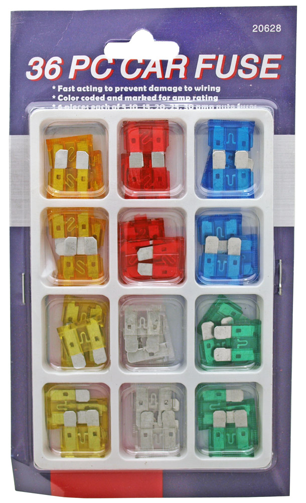 36pc. Car Fuse Set