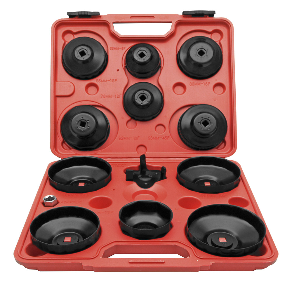 13pc. Cap Type Oil Filter Wrench Set