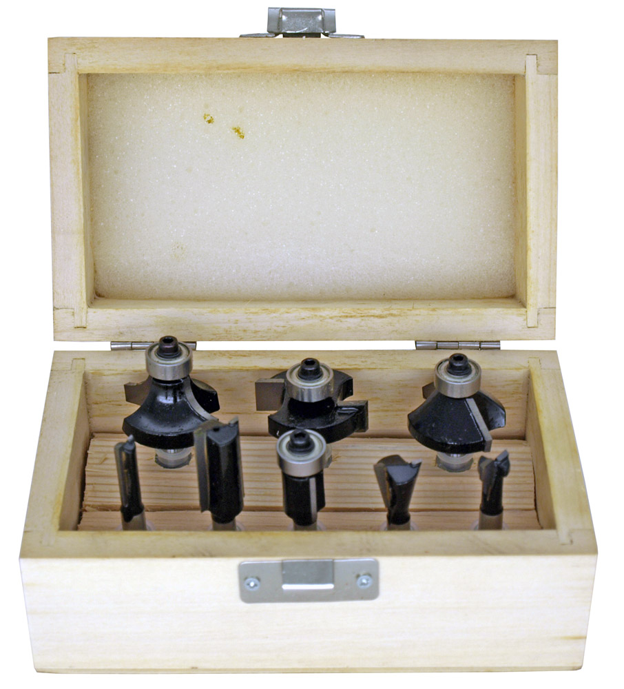 8pc. Tungsten Router Bit Set