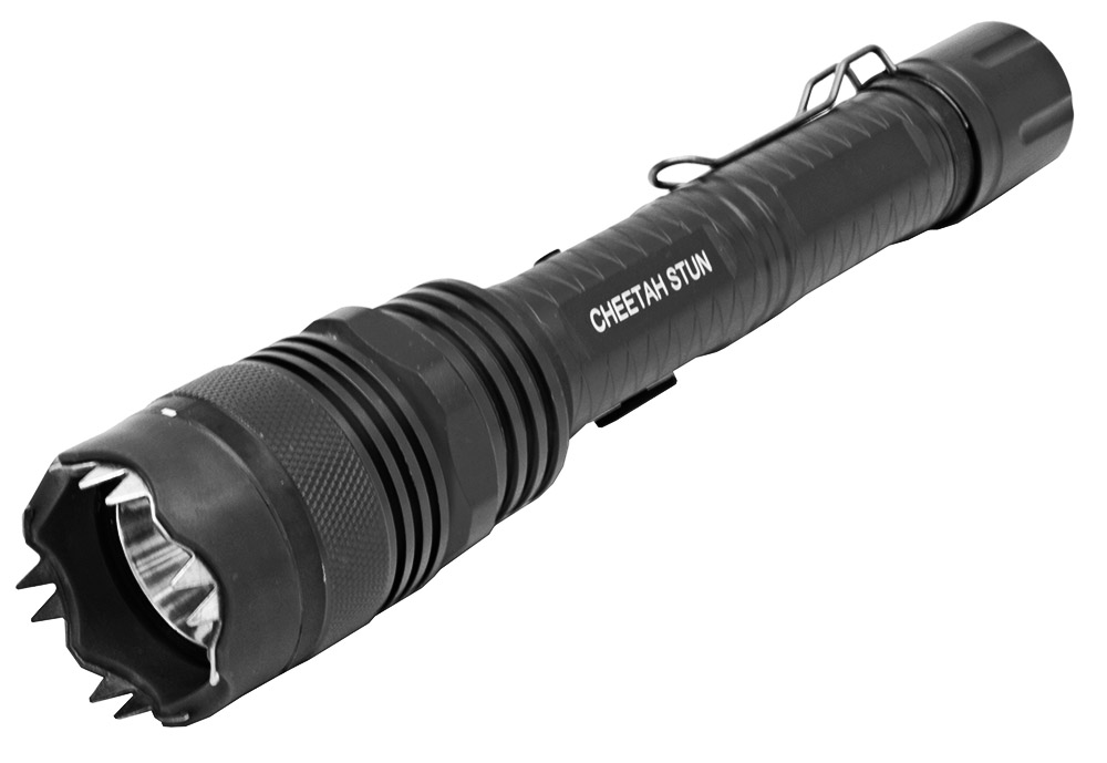 3 Million Volt Stun Gun Tactical Flashlight Black