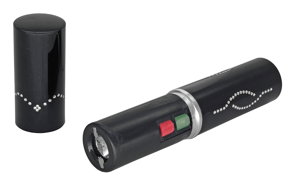 350KV Lipstick Stun Gun Black