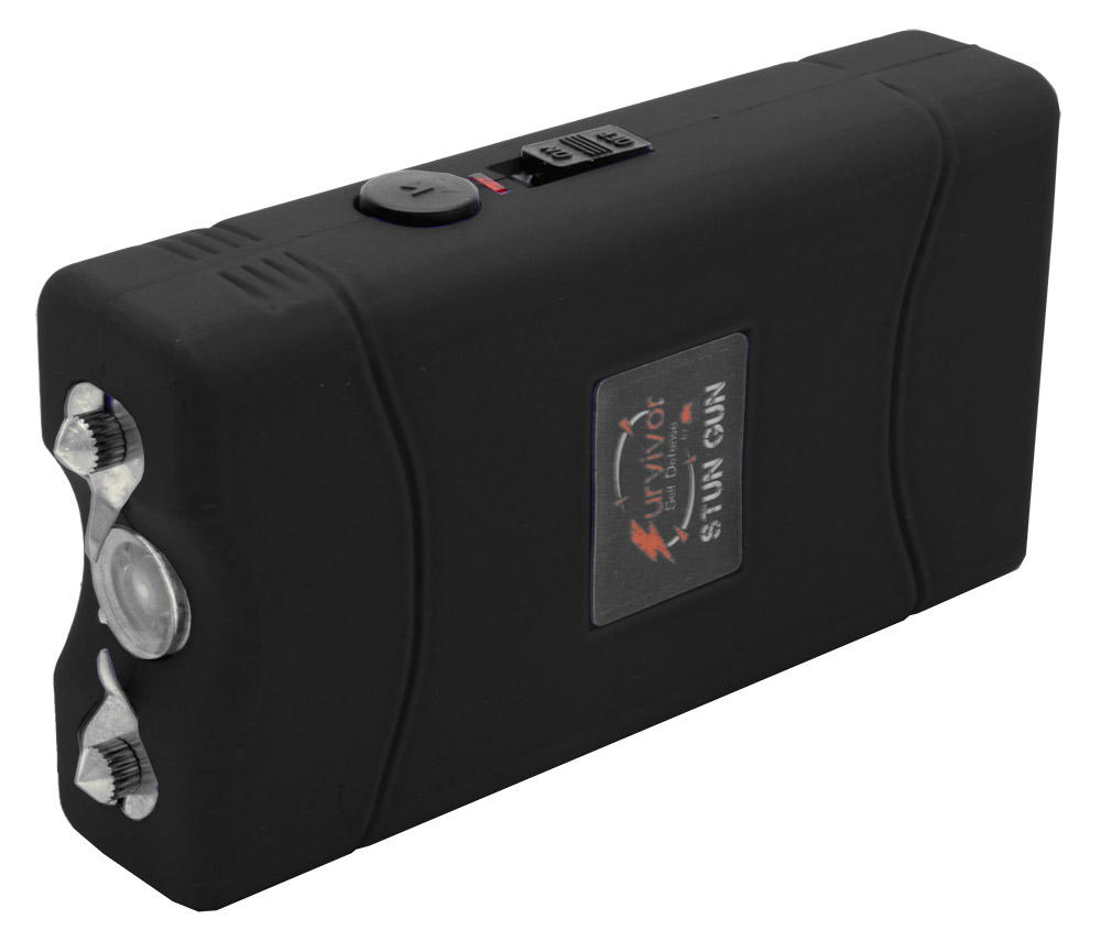 Survivor High Voltage Stun Gun Black