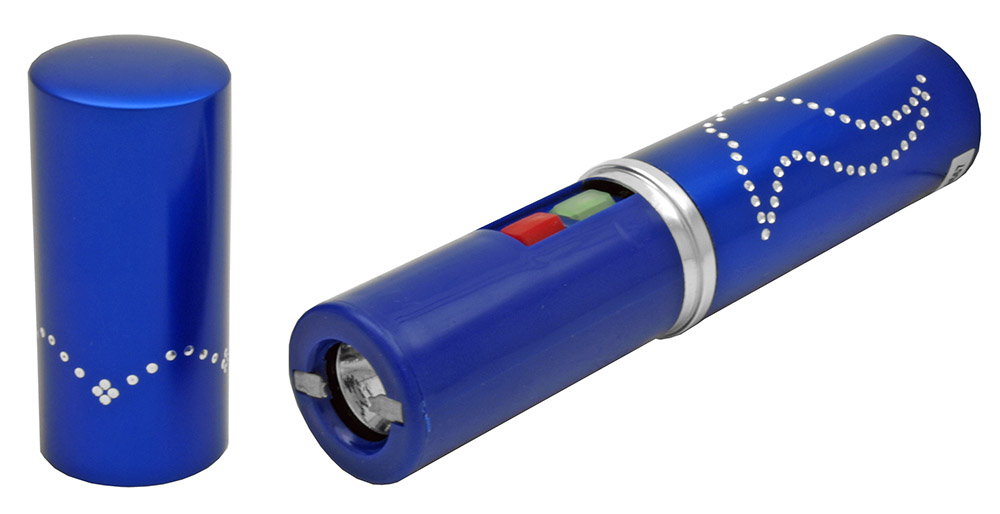 350KV Lipstick Stun Gun Blue