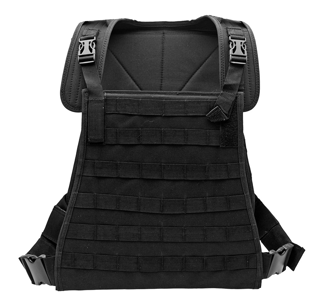 MOLLE Padded Tactical Vest - Black