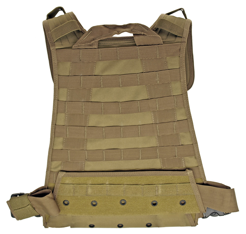 MOLLE Padded Tactical Vest - Tan