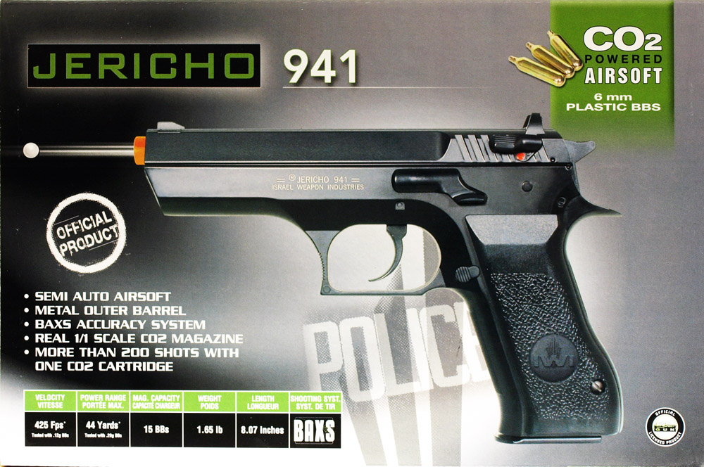 Jericho 941 CO2 Airsoft Hand Gun