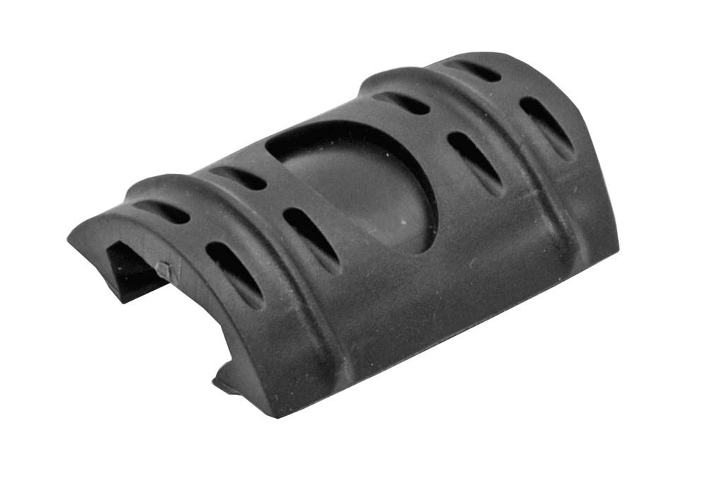 6pc. Picatinny Rubber Rail Cover Black