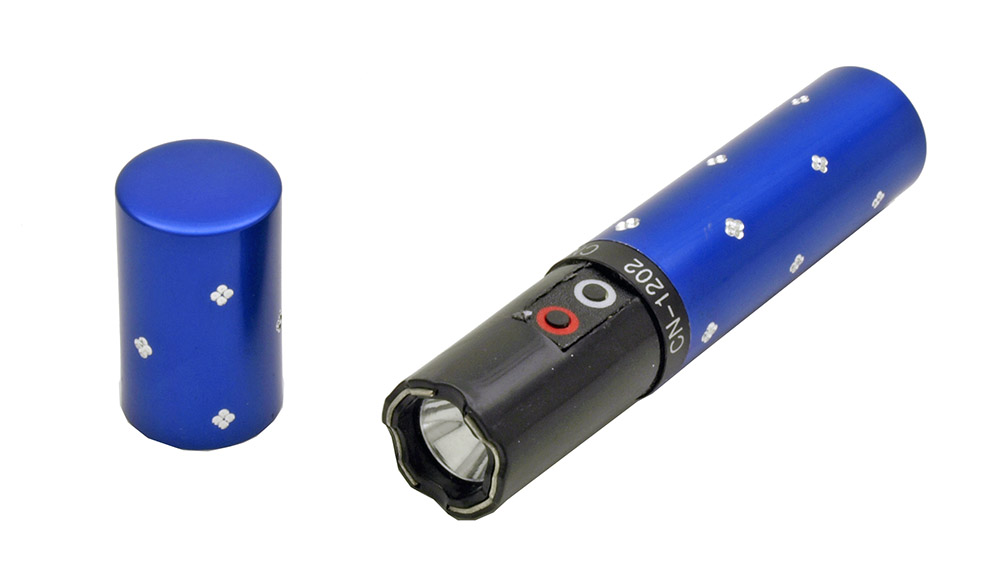 Power Kiss Lipstick Stun Gun w/ 500 Lumen Flashlight Assorted Colors