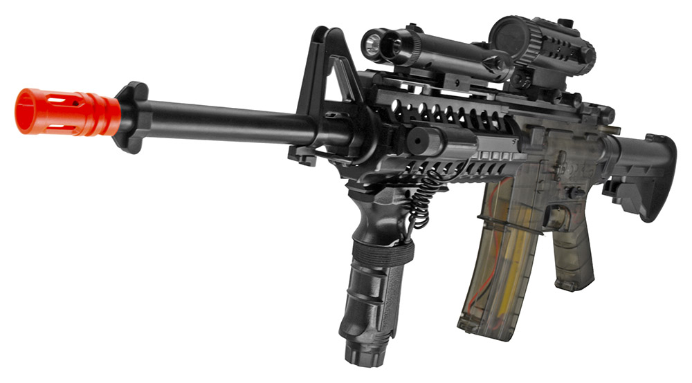 Colt M4A1 Field Duty Electric Airsoft Gun Kit Clear Smoke