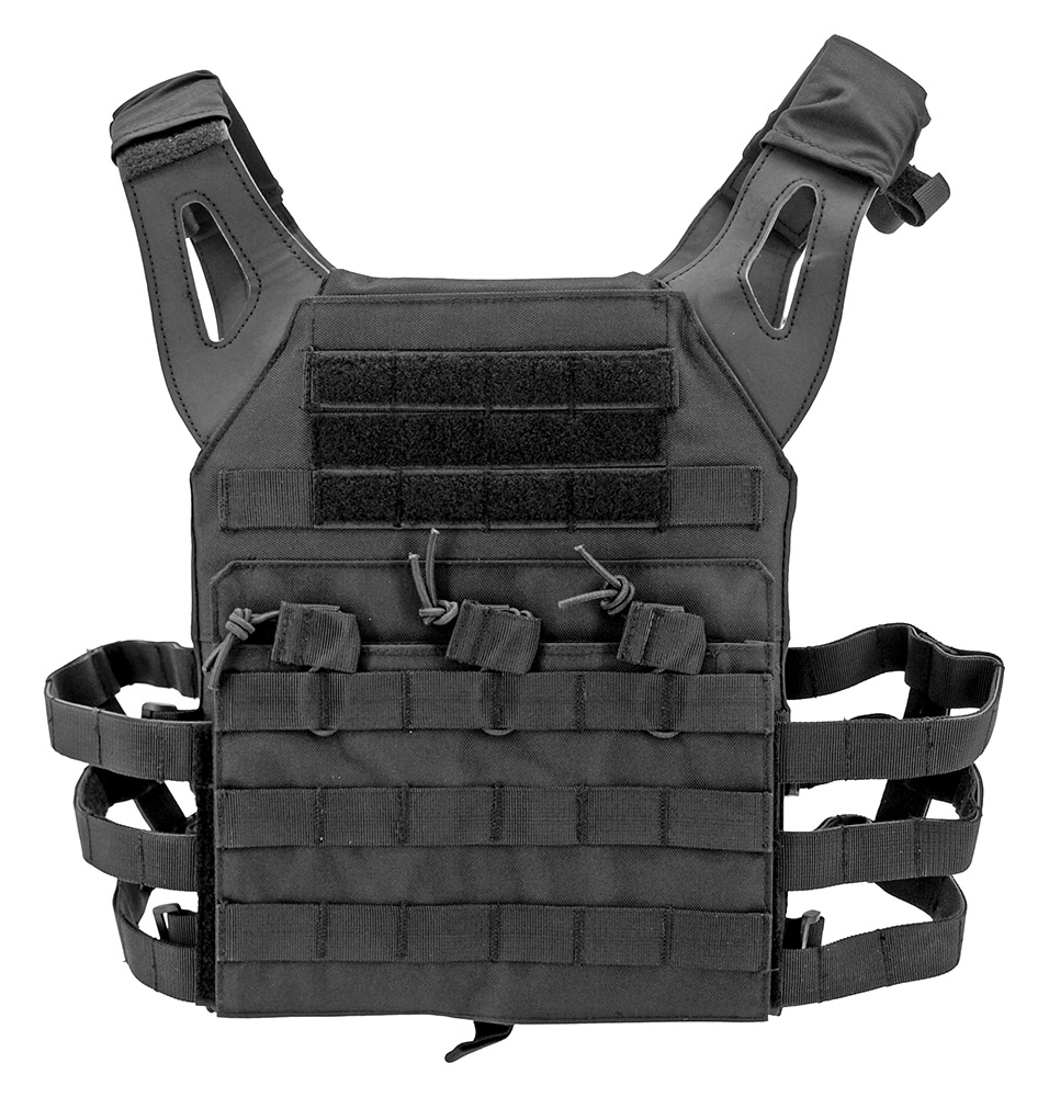 Junior Padded Tactical Vest Black