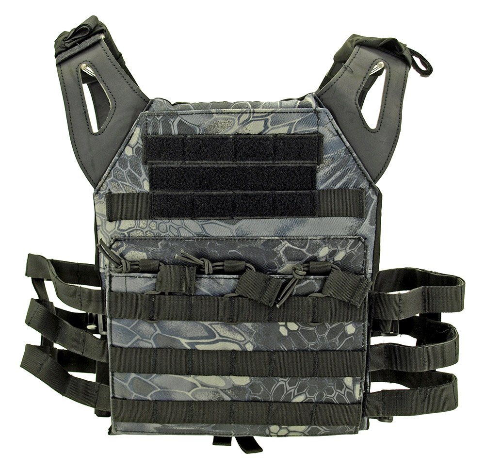 Junior Padded Tactical Vest Black Mamba