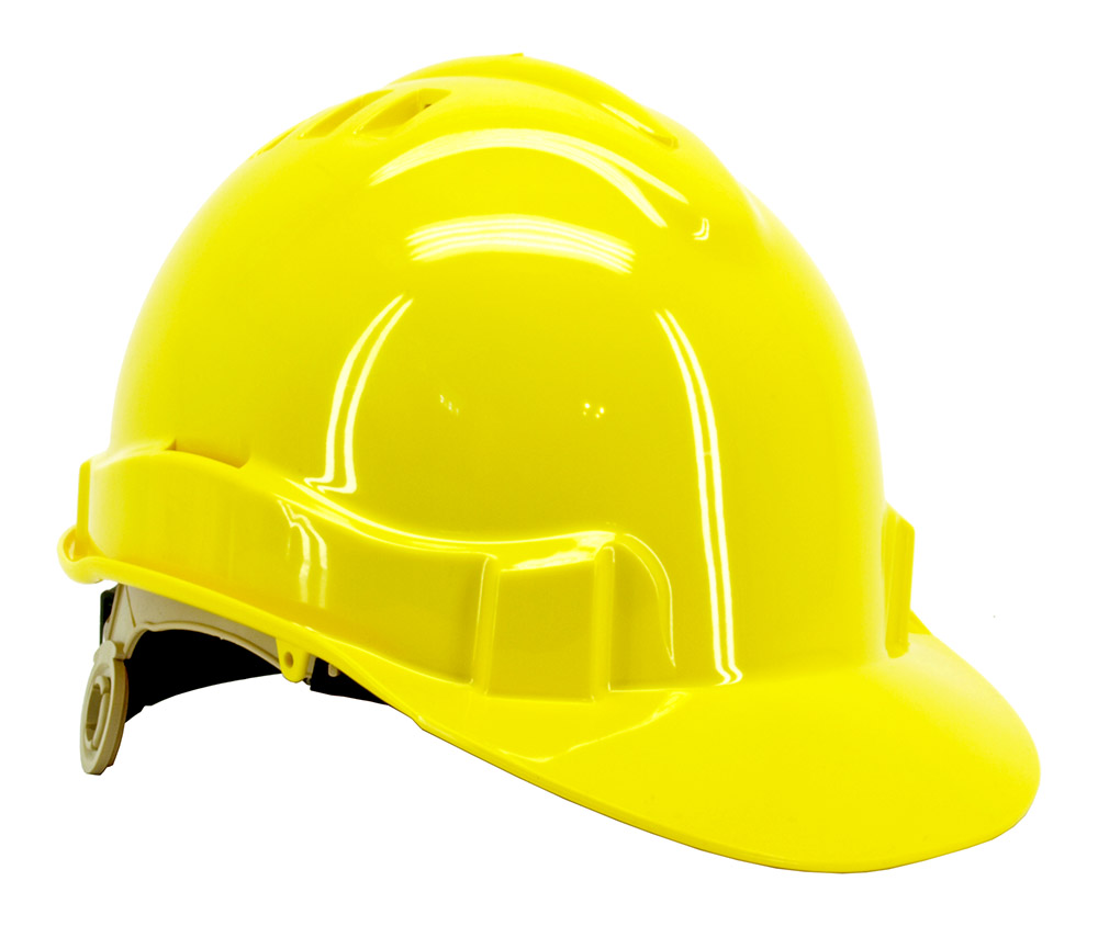 Vented Safety Helmet Yellow