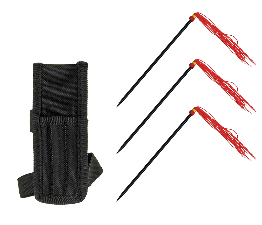 3pc. Throwing Needle With Wrist Sheath