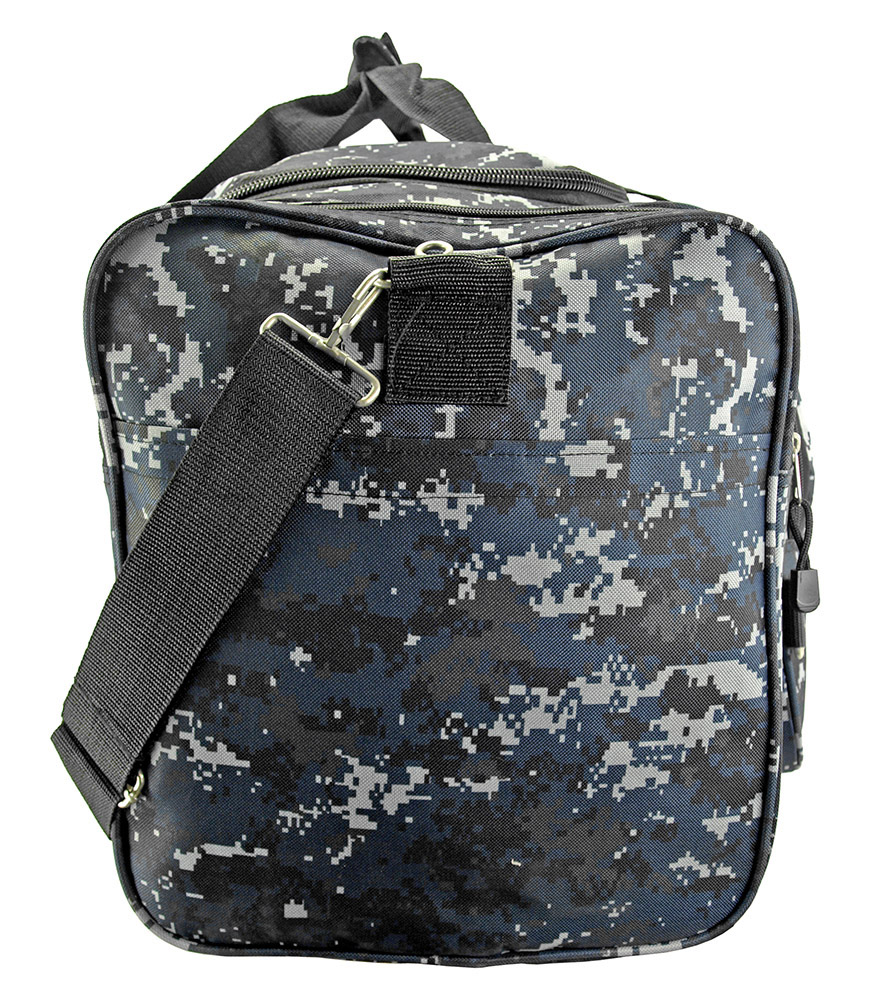 Camping Duffle Bag Blue Digital Camo