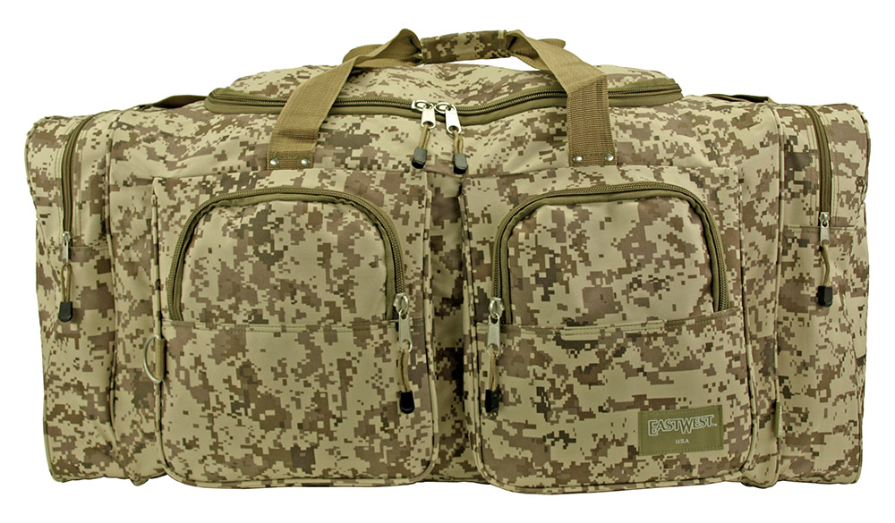 Camping Duffel Bag Large Desert Digital Camo