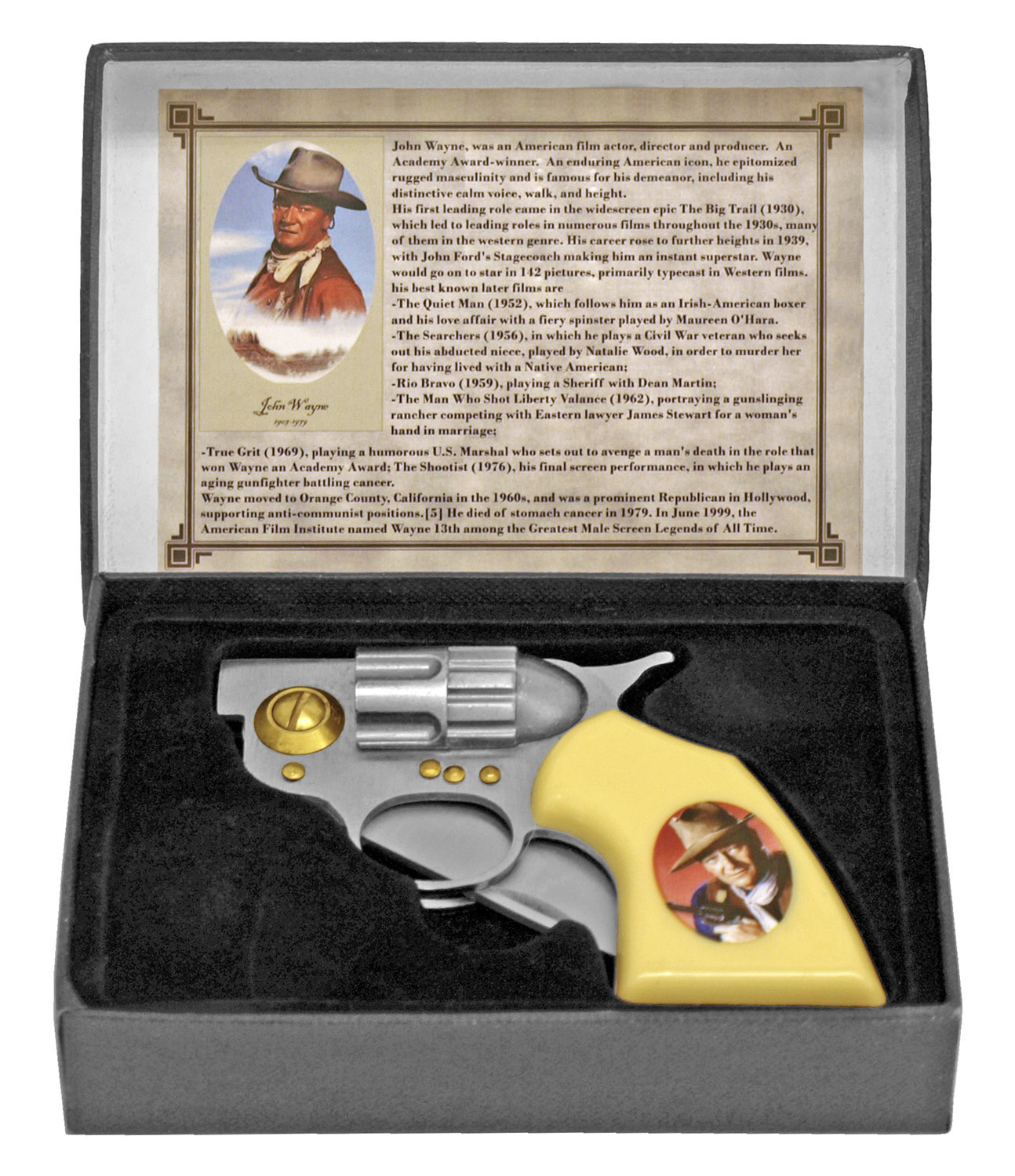John Wayne Gun Knife Gift Set