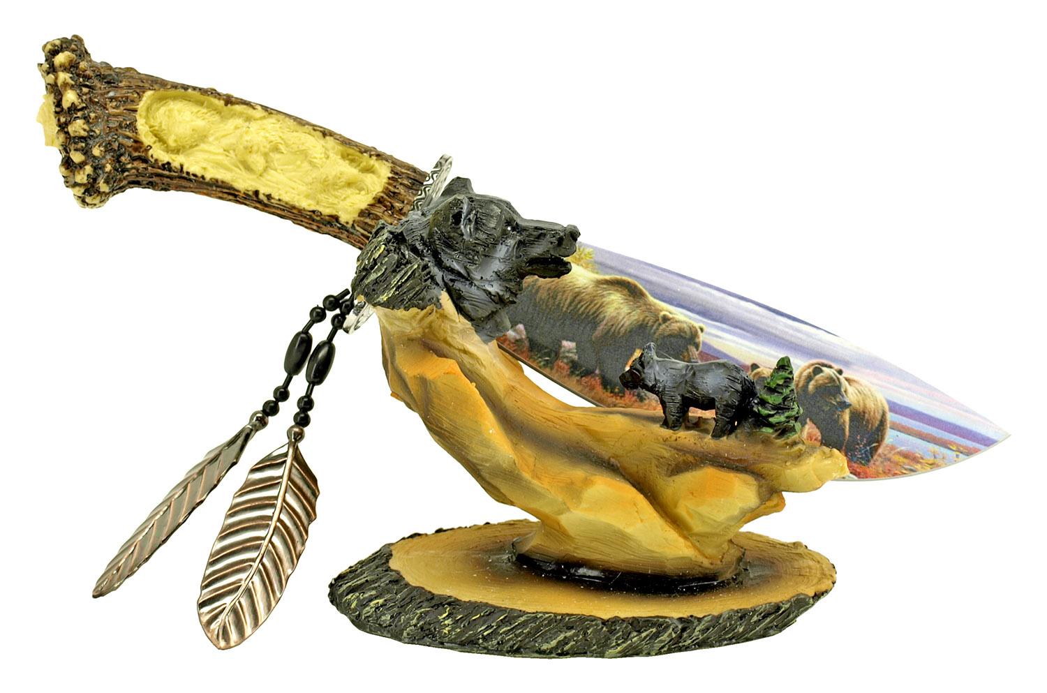 Bear Knife and Display