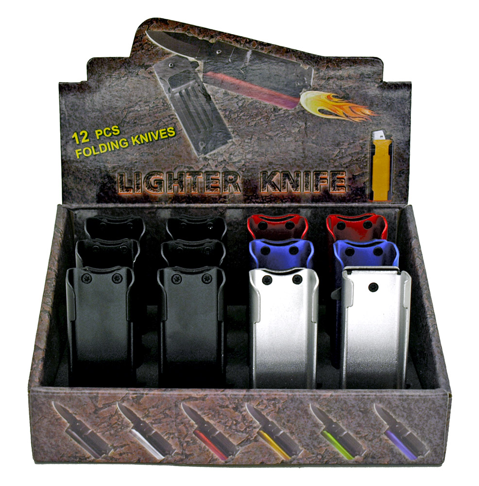 12pc. Lighter Holder Knife Set