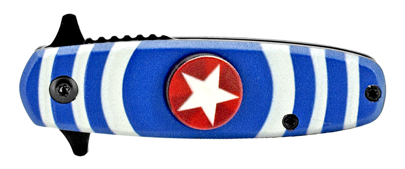 3" Spinning Pocket Knife Captain Am