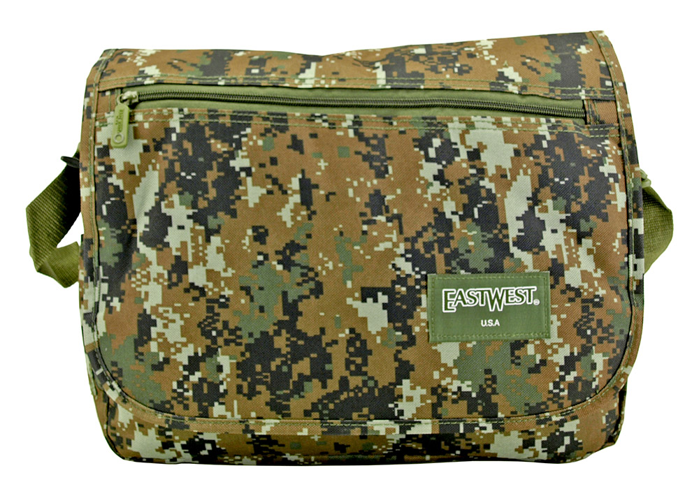 Messenger Bag Green Digital Camo