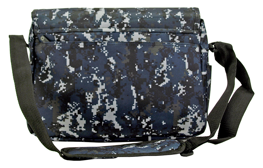 Messenger Bag Blue Digital Camo