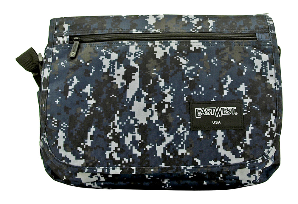 Messenger Bag Blue Digital Camo