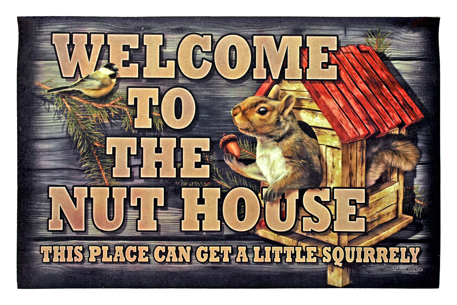 to the Nut House Door Mat