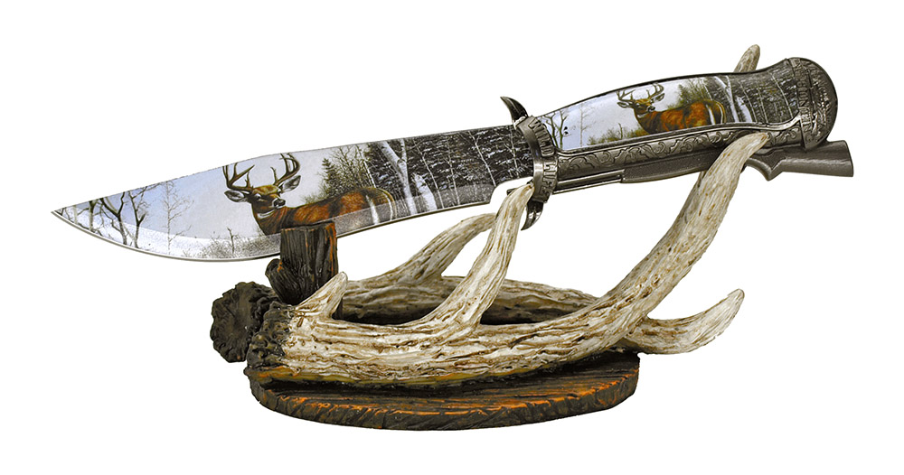 11.75" Decorative Deer Hunting Knife