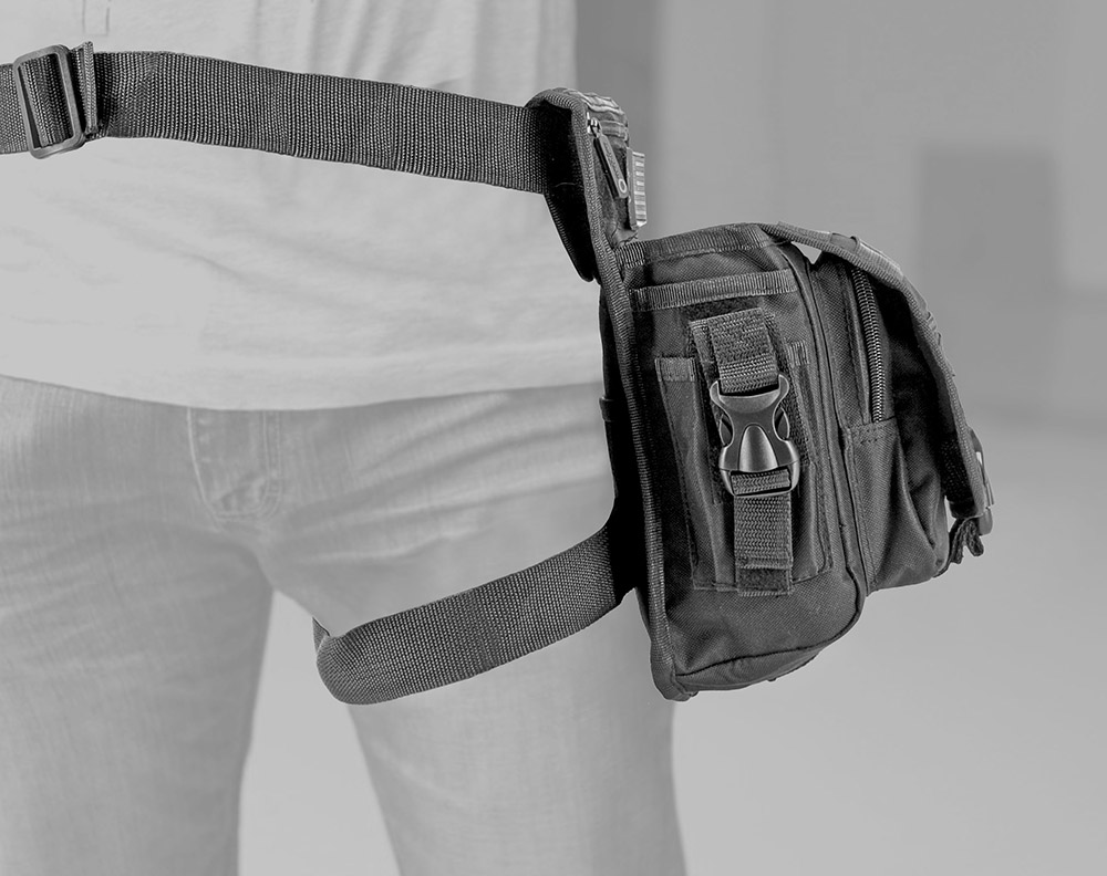 Tactical Hip Bag Black