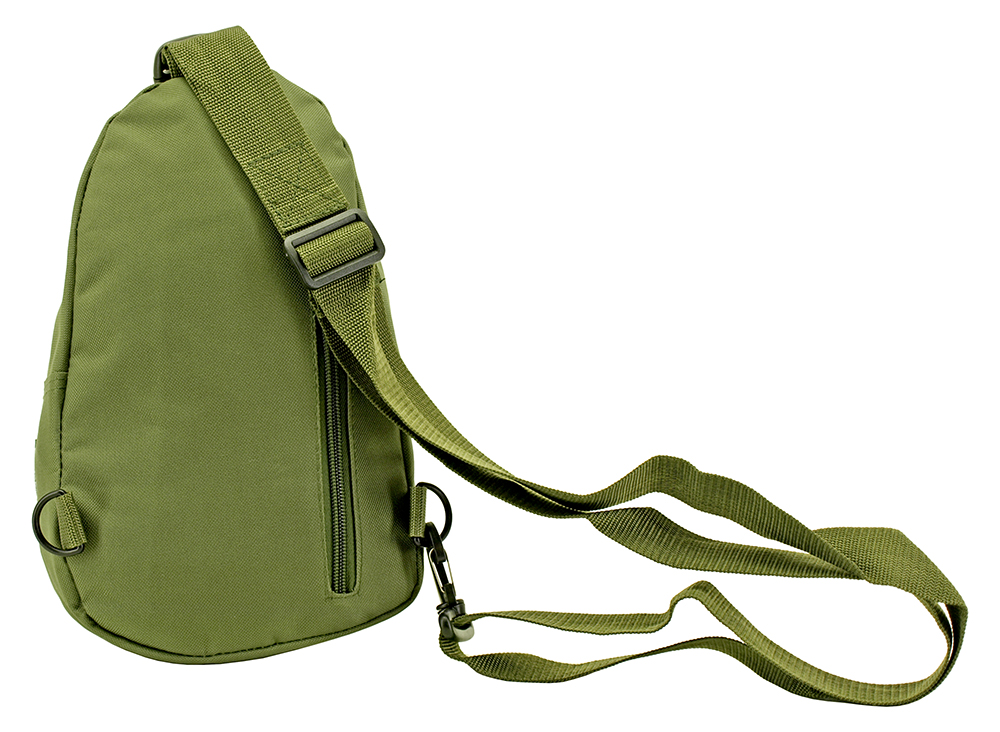 Military Side Sling Bag - Olive Green